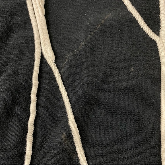 Vintage Tosani Made In Canada Black White Knit Sweater Pullover Men’s Size XL - Picture 12 of 15